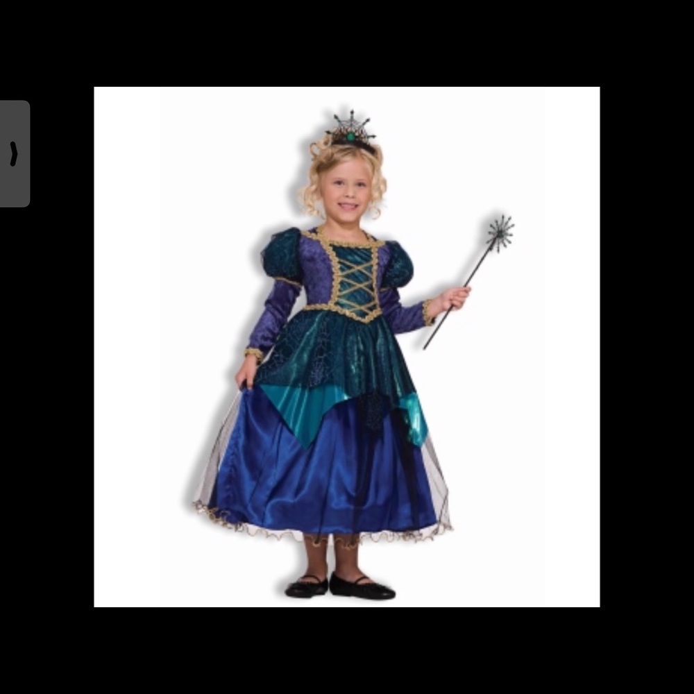NWT Sparkle Spider Witch Child’s Costume Size 8/10